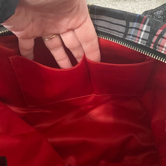 Coach Poppy Tartan Plaid Tote - Picture 10 of 10